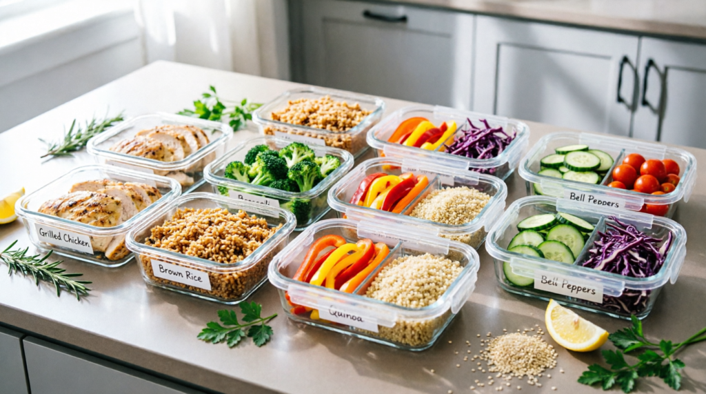 Healthy meal preparation